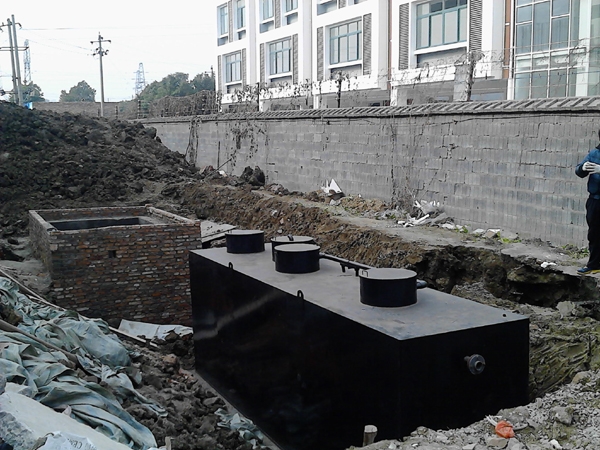 高端住宅小區(qū)地埋式生活污水處理設備