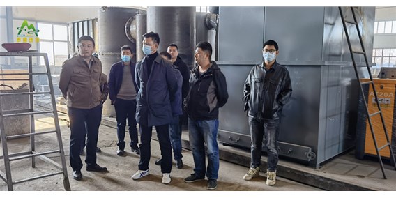 云南怒江某縣領(lǐng)導來司參觀考察