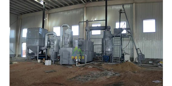 醫(yī)療垃圾焚燒爐安裝完成