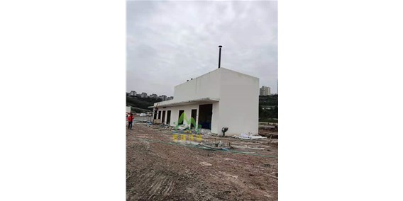 重慶檢驗(yàn)檢疫垃圾焚燒爐安裝完成