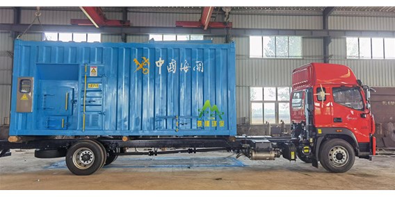 檢驗(yàn)檢疫垃圾箱式焚燒爐出廠